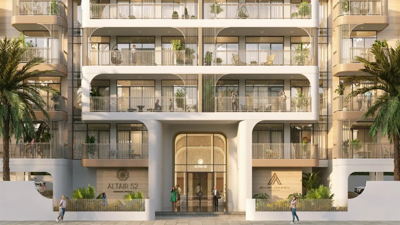 شقة ذكية واسعة بغرفة نوم واحدة للبيع في ألتير 52، دبي الجنوب معرض 9