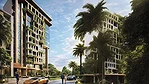 Продается элитная 1-комнатная квартира в жилом комплексе Amazonia Residence, Аль-Джаддаф. миниатюра галереи 6