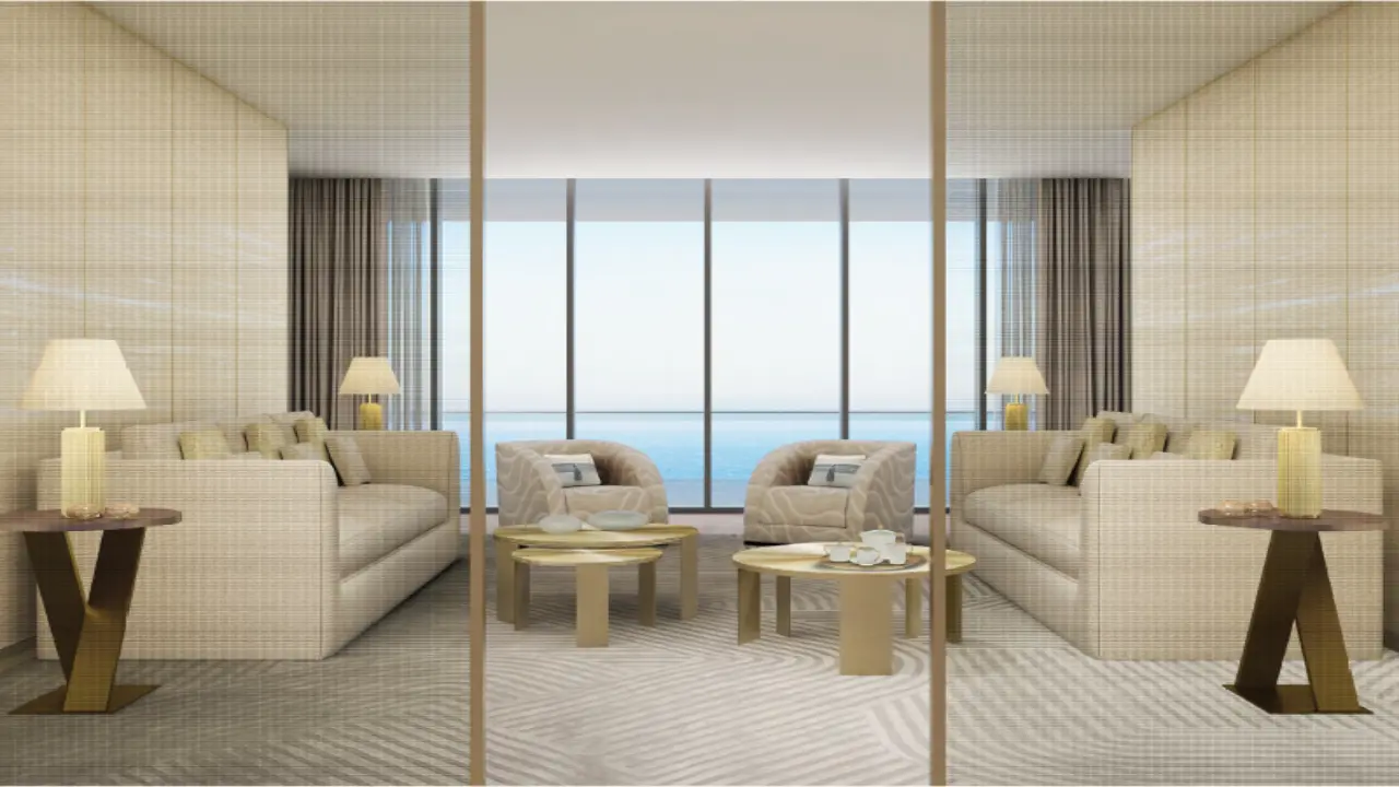 Апартаменты с 2 спальнями и видом на море на продажу в Armani Beach Residences, Palm Jumeirah галерея 1