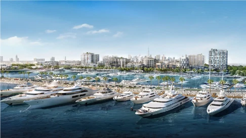شقة جديدة تمامًا بغرفة نوم واحدة مطلة على الواجهة البحرية للبيع في أوريا، ميناء راشد معرض 8