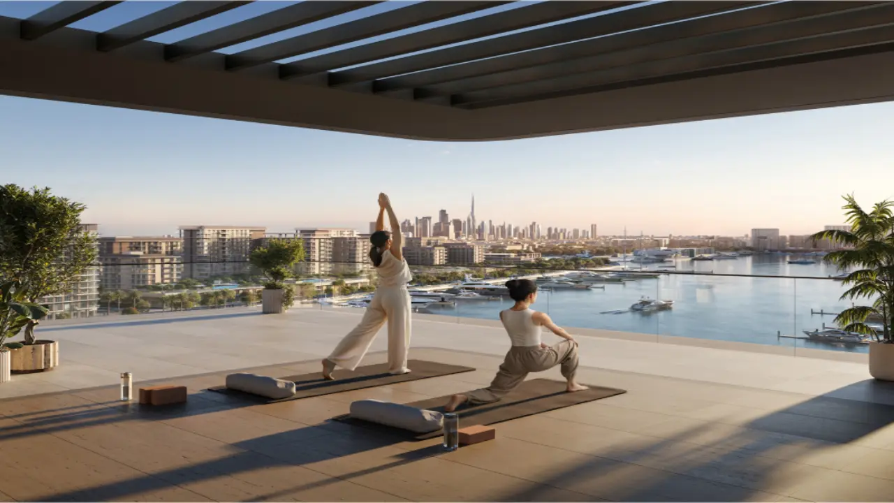 Совершенно новая квартира с 1 спальней на берегу моря на продажу в Ауреа, Мина Рашид галерея 5