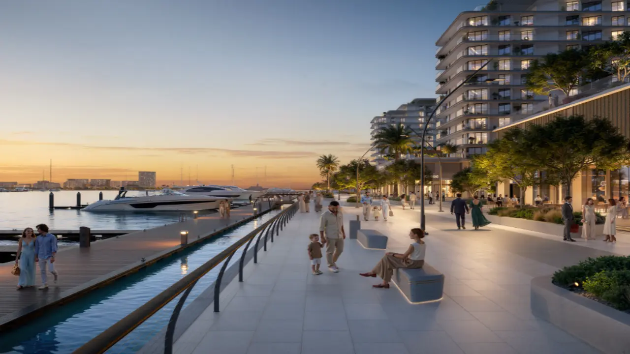 Совершенно новая квартира с 1 спальней на берегу моря на продажу в Ауреа, Мина Рашид галерея 2