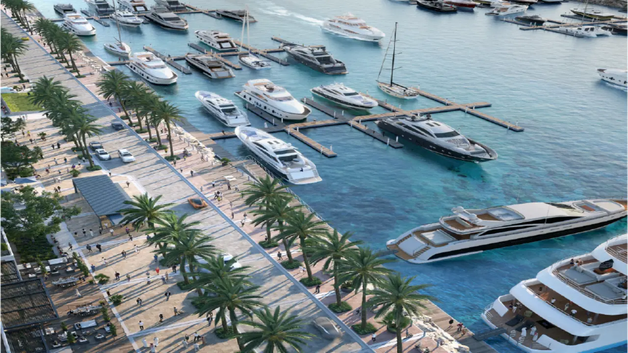 Совершенно новая квартира с 1 спальней на берегу моря на продажу в Ауреа, Мина Рашид галерея 1