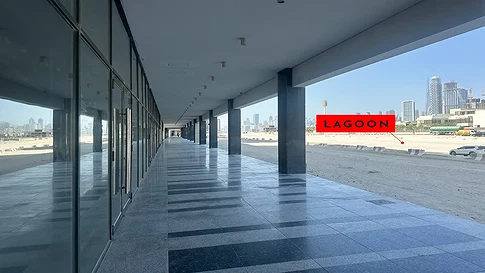Продается просторный магазин с видом на лагуну в Azizi Riviera 3, Meydan One галерея 4