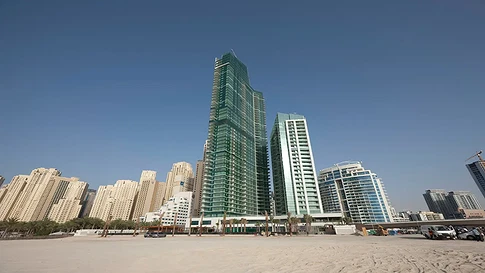 Просторные апартаменты с 2 спальнями и видом на море в аренду в Al Bateen Towers, The Walk, JBR галерея 12
