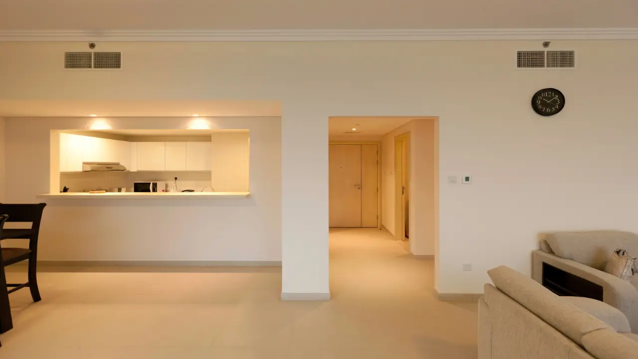 شقة واسعة بغرفتي نوم مطلة على البحر للإيجار في أبراج البطين، الممشى، جميرا بيتش ريزيدنس معرض 4