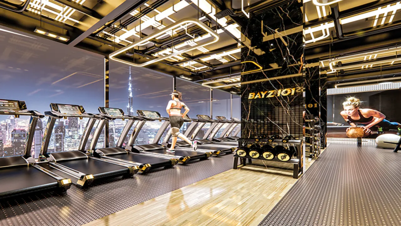 شقة مفروشة بغرفة نوم واحدة مطلة على برج خليفة للبيع في بايز 101، الخليج التجاري معرض 3