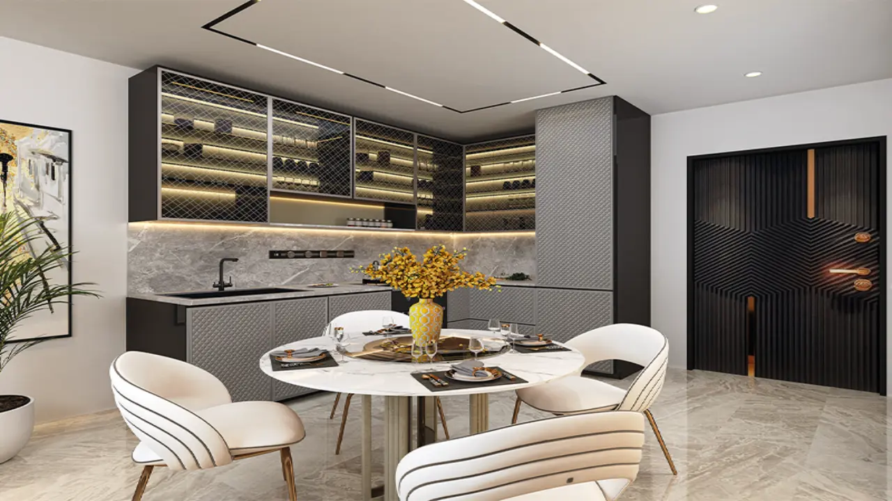 شقة مفروشة بغرفة نوم واحدة مطلة على برج خليفة للبيع في بايز 101، الخليج التجاري معرض 9