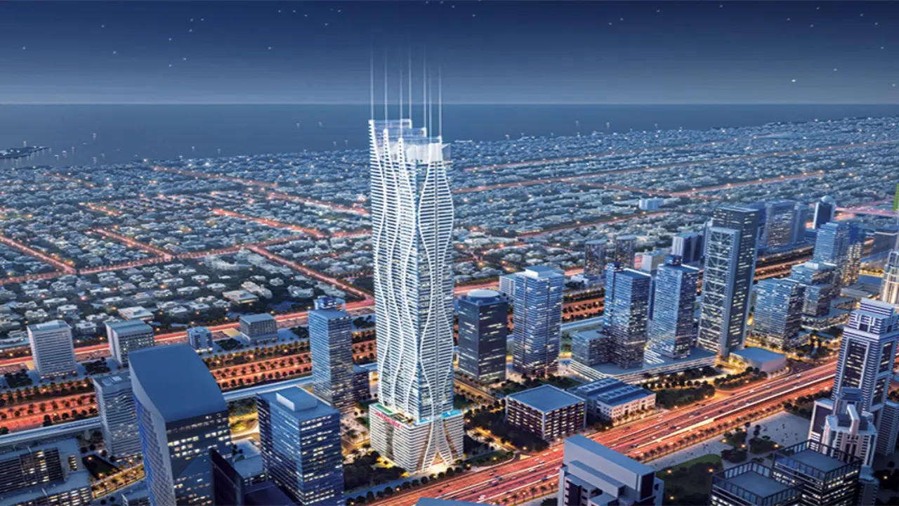 شقة مفروشة بغرفة نوم واحدة مطلة على برج خليفة للبيع في بايز 101، الخليج التجاري معرض 6