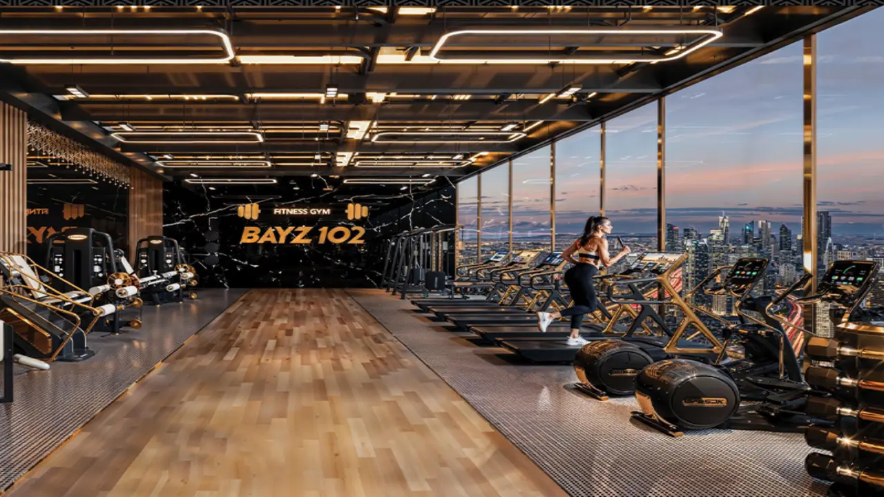 شقة مفروشة فاخرة مكونة من غرفة نوم واحدة للبيع في بايز 102، الخليج التجاري معرض 9