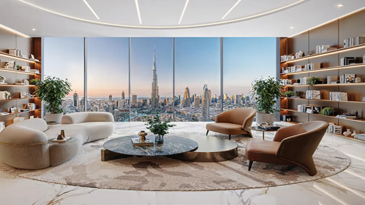 شقة مفروشة فاخرة مكونة من غرفة نوم واحدة للبيع في بايز 102، الخليج التجاري معرض 8