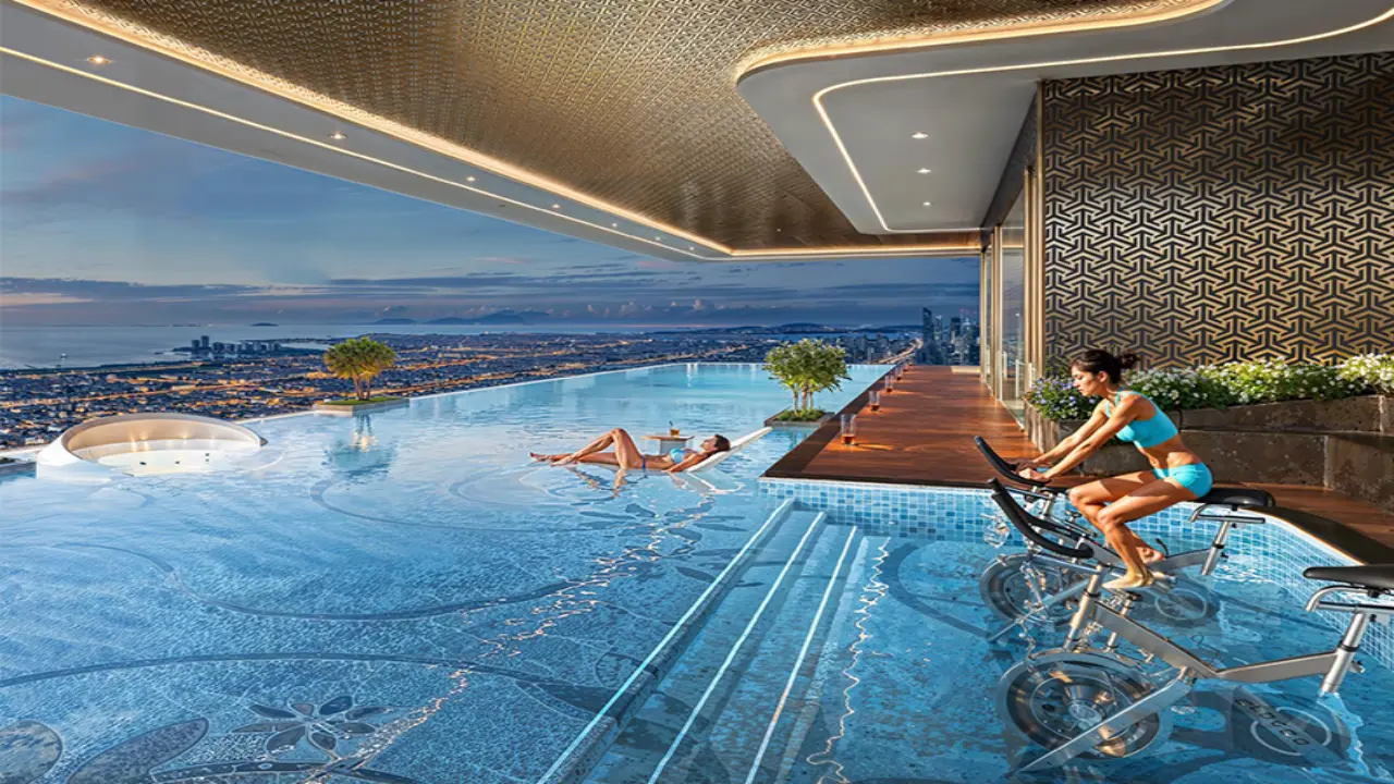 شقة مفروشة فاخرة مكونة من غرفة نوم واحدة للبيع في بايز 102، الخليج التجاري معرض 6