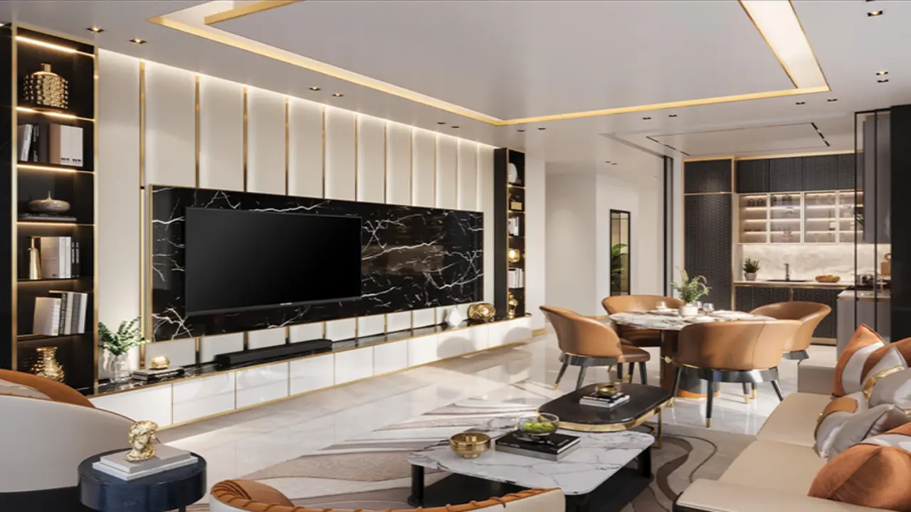 شقة مفروشة فاخرة مكونة من غرفة نوم واحدة للبيع في بايز 102، الخليج التجاري معرض 5