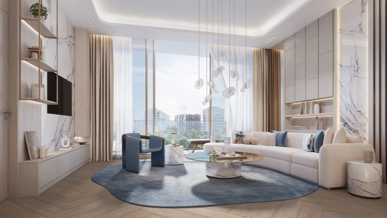 Полностью меблированная квартира с 1 спальней на продажу в комплексе Beach Walk Grand, Дубайские острова галерея 3