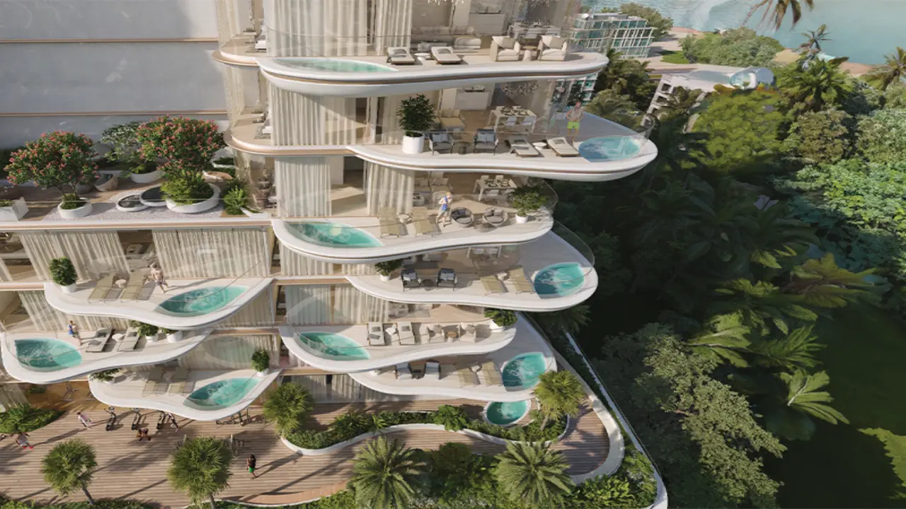 Полностью меблированная квартира с 1 спальней на продажу в комплексе Beach Walk Grand, Дубайские острова галерея 9