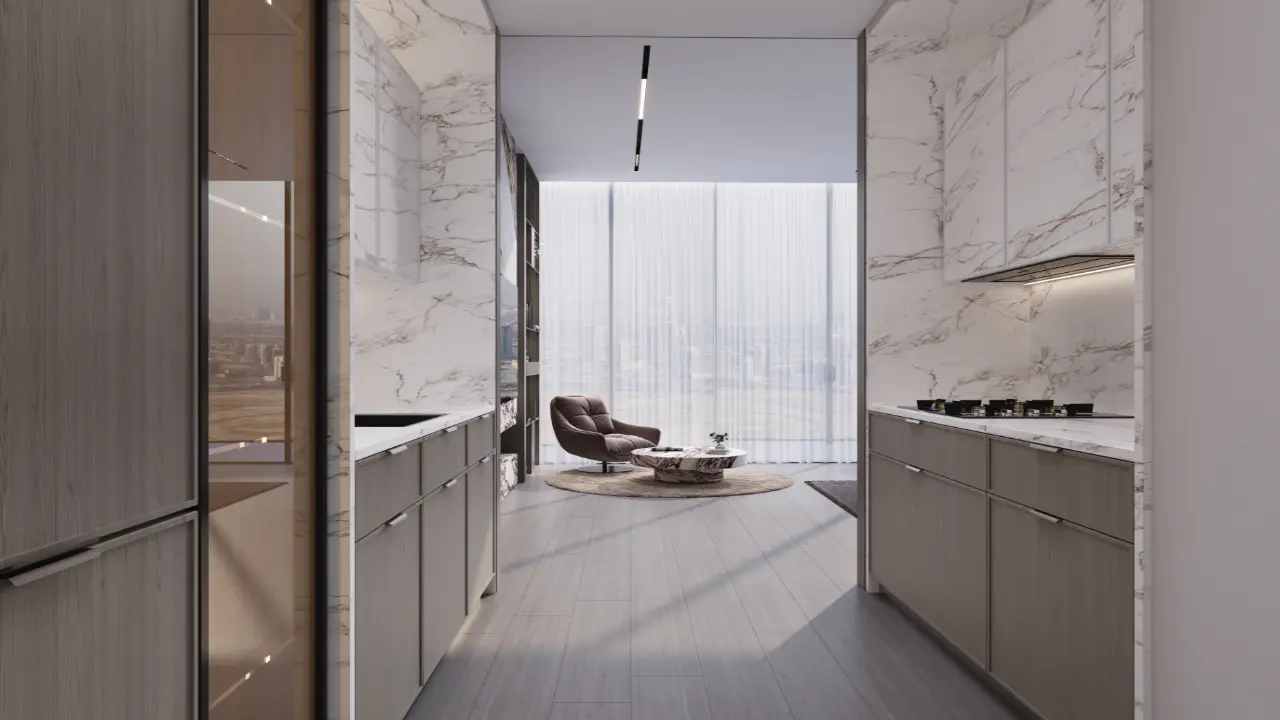 Просторная квартира-студия на продажу в Binghatti Ghost, Al Jaddaf галерея 6