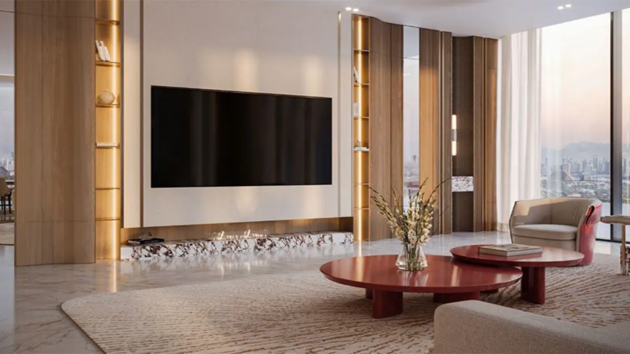 شقة مفروشة بغرفتي نوم مطلة على برج خليفة للبيع في بن غاطي سكاي بليد، وسط مدينة دبي معرض 13