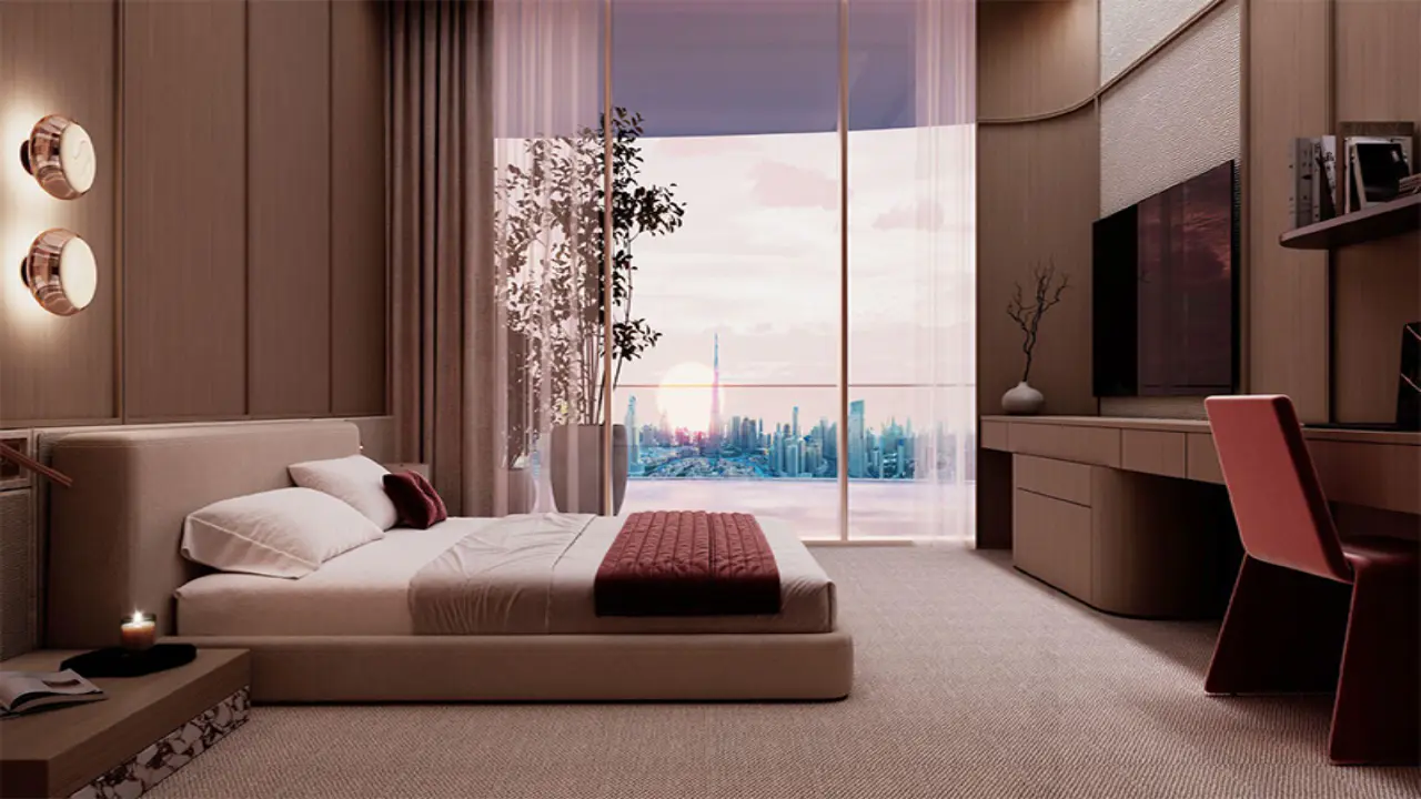 شقة مفروشة بغرفتي نوم مطلة على برج خليفة للبيع في بن غاطي سكاي بليد، وسط مدينة دبي معرض 8