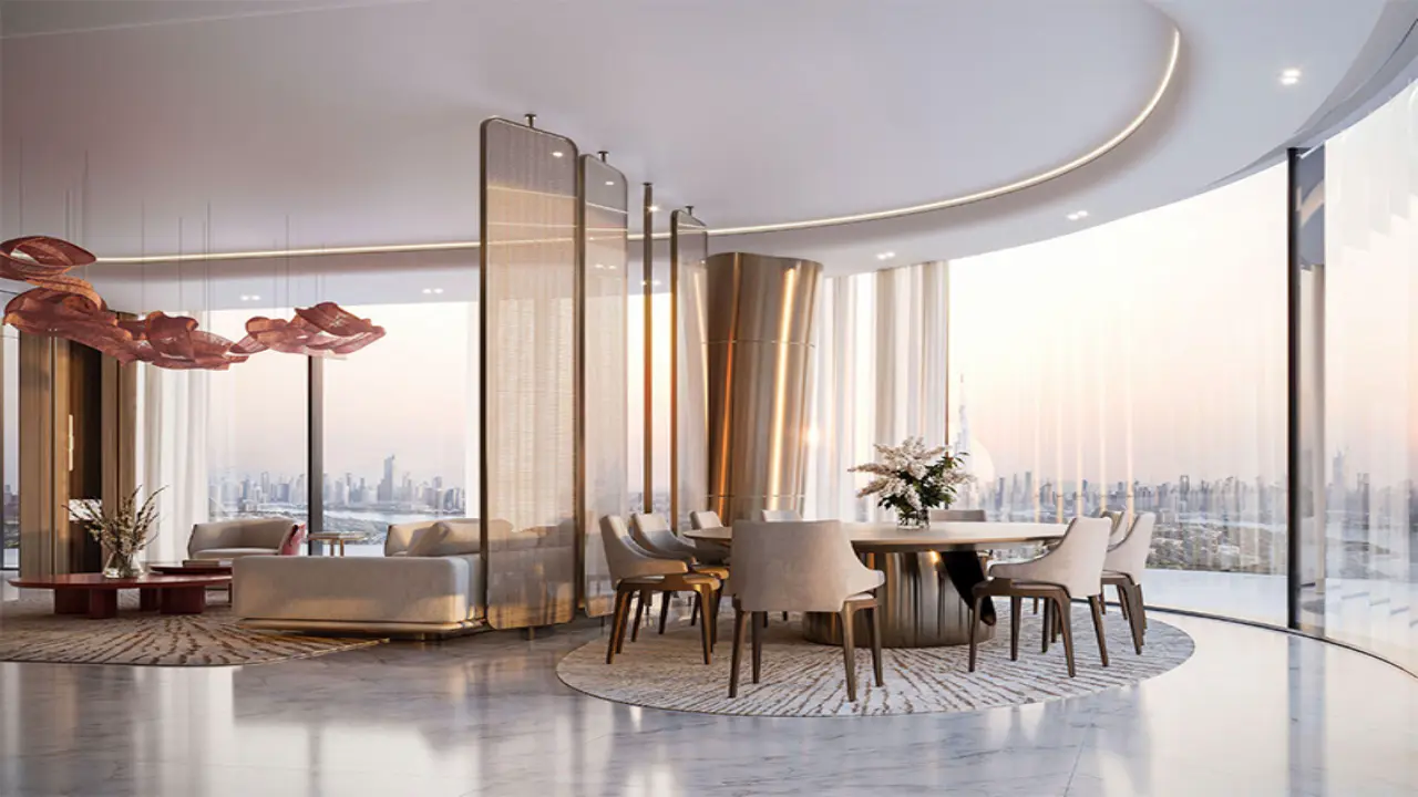 شقة مفروشة بغرفتي نوم مطلة على برج خليفة للبيع في بن غاطي سكاي بليد، وسط مدينة دبي معرض 7