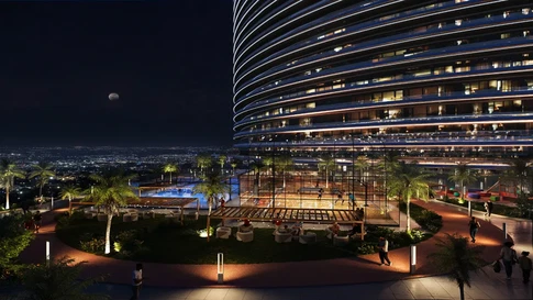 Luxury 1-Bedroom Apartment for Sale in Binghatti Skyflame 2 gallery 1