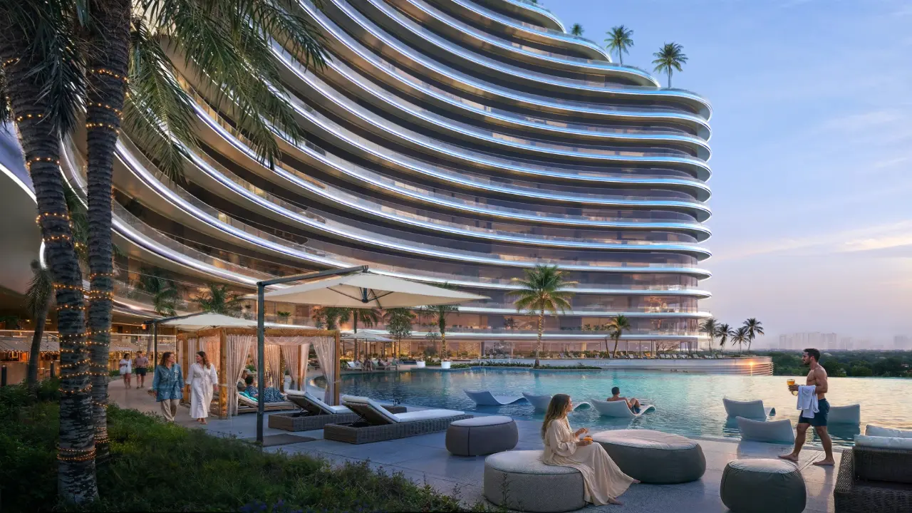 Luxury 1-Bedroom Spacious Apartment for Sale in Binghatti Skyflame 2, Majan gallery 6