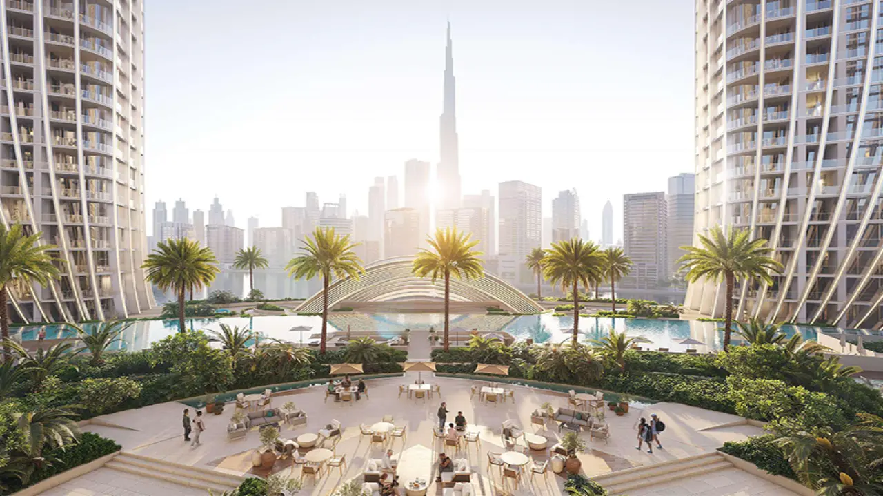 شقة بغرفة نوم واحدة مطلة على برج خليفة للبيع في برج بن غاطي سكاي رايز أ، الخليج التجاري معرض 8