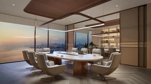 Роскошные современные офисные помещения на продажу в здании 31 Above, Dubai Maritime City. галерея 10