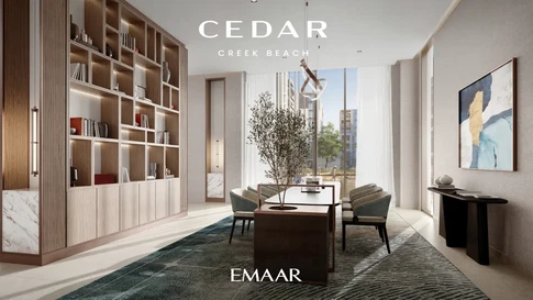 Waterfront 3-Bedroom Apartment for Sale in Cedar, Creek Beach Building 2, Dubai Creek Harbour gallery 1