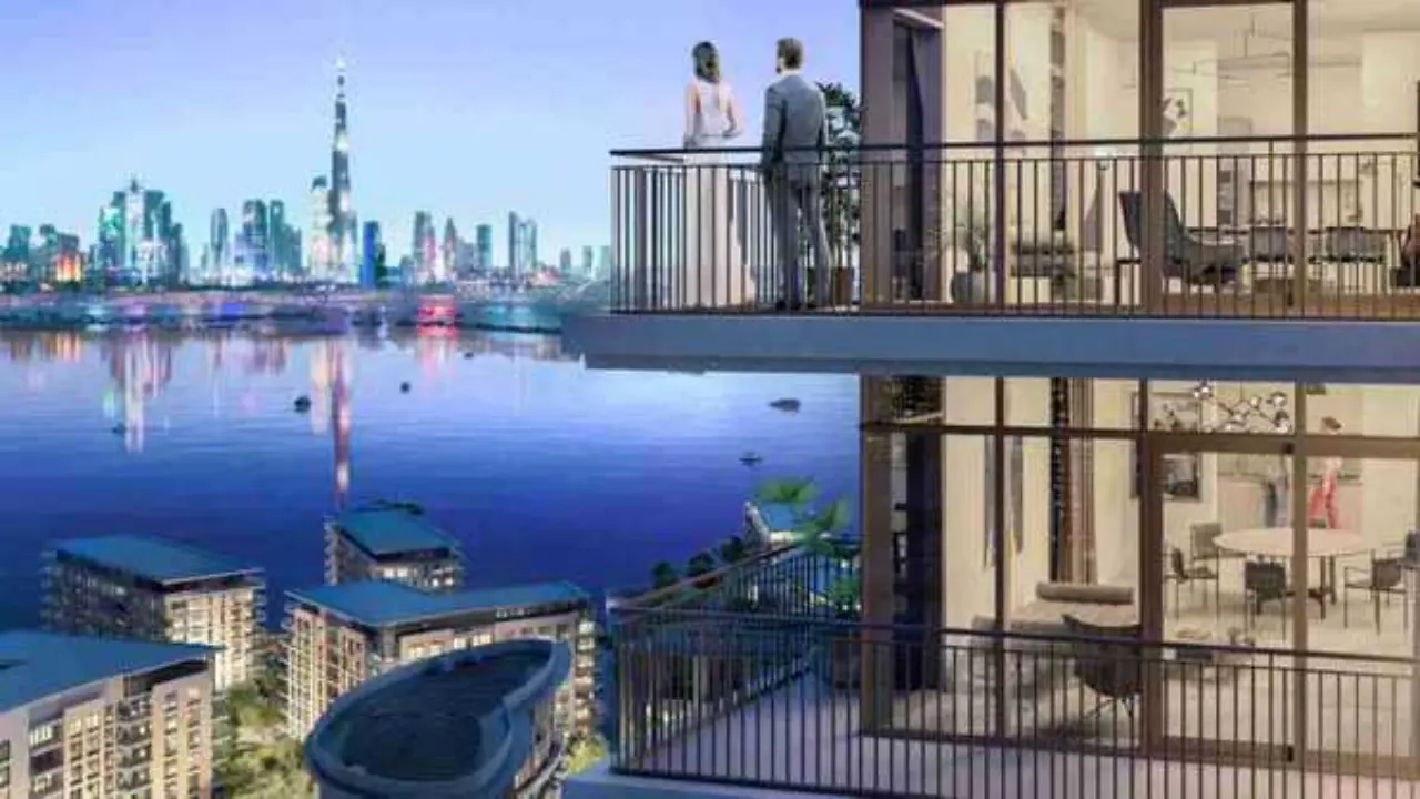 شقة جديدة تمامًا بثلاث غرف نوم مطلة على الواجهة البحرية للبيع في قصر الخور، ميناء خور دبي معرض 2