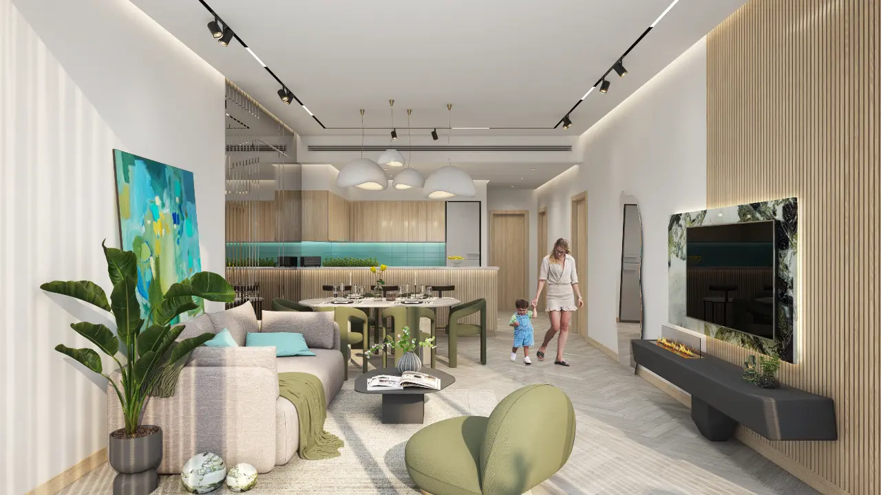 Open Plan Studio Apartment for Sale in Lagoon Views 13 Tower A, Damac Lagoons gallery 3