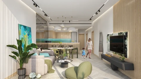 Open Plan Studio Apartment for Sale in Lagoon Views 13 Tower A, Damac Lagoons gallery 3