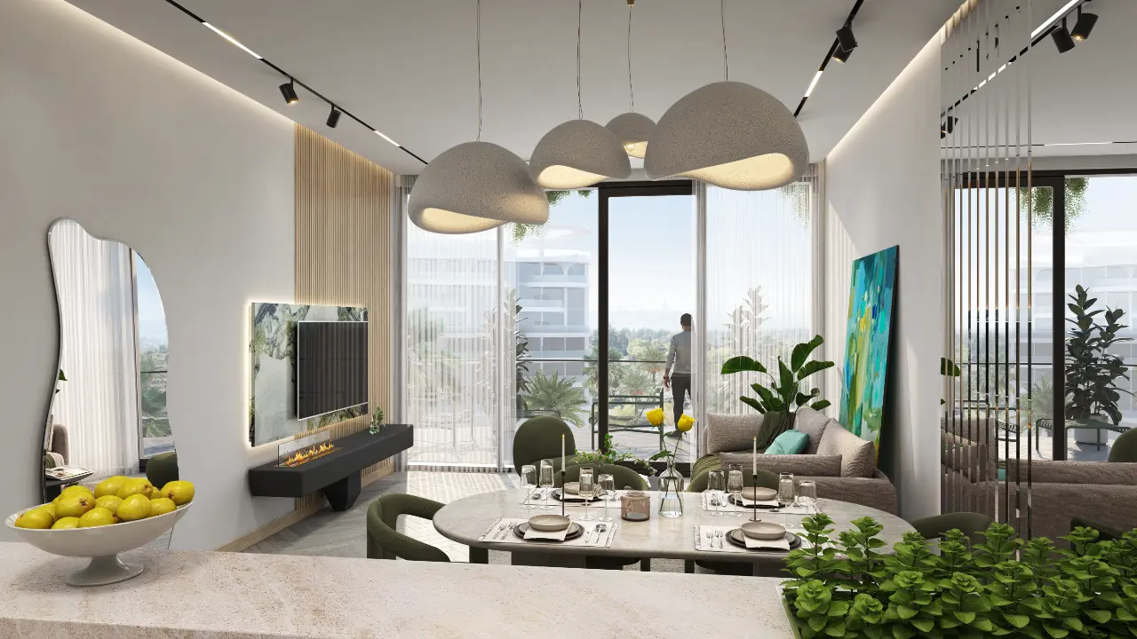 Modern 1-Bedroom Apartment for Sale in Lagoon Views 13 Tower A, Damac Lagoons gallery 2