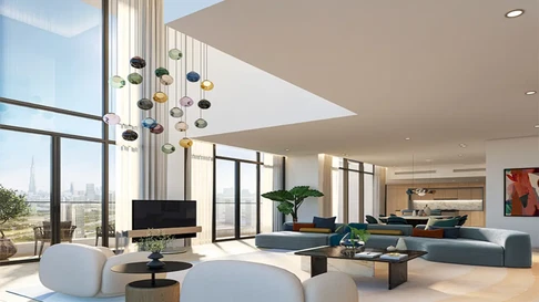 شقة دوبلكس واسعة بثلاث غرف نوم للبيع في منطقة التصميم، حي دبي للتصميم معرض 9