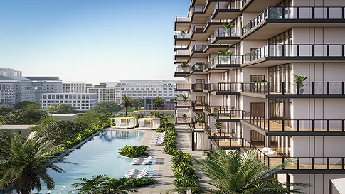 Роскошная двухкомнатная квартира в элитном жилом комплексе DoubleTree by Hilton Residences, Jumeirah Garden City, продается. галерея 13
