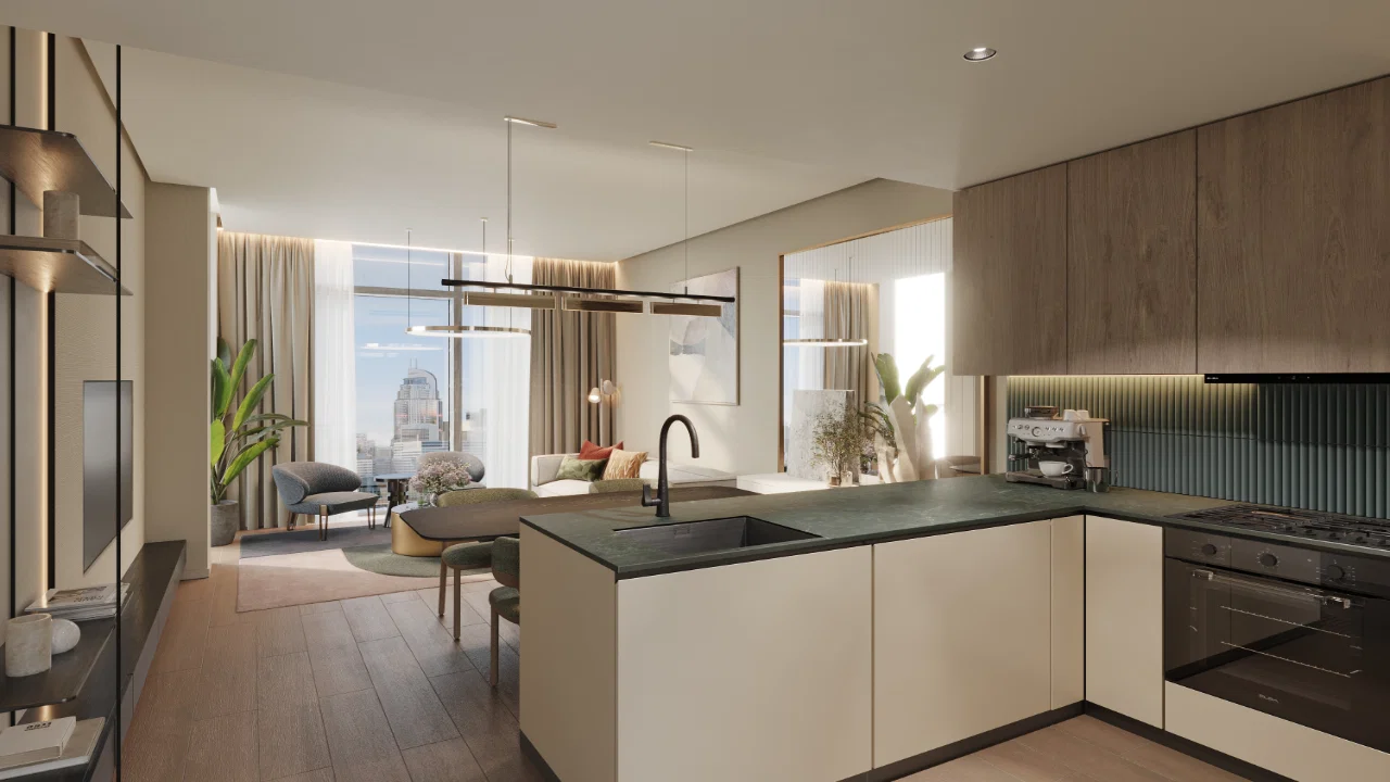 Luxury 2-Bedroom Branded Residence for Sale at DoubleTree by Hilton Residences, Jumeirah Garden City gallery 2