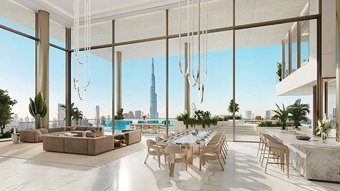 Burj Khalifa View 2-Bedroom High Floor Apartment for Sale in Fairmont Residences Solara Tower, Downtown Dubai gallery 1