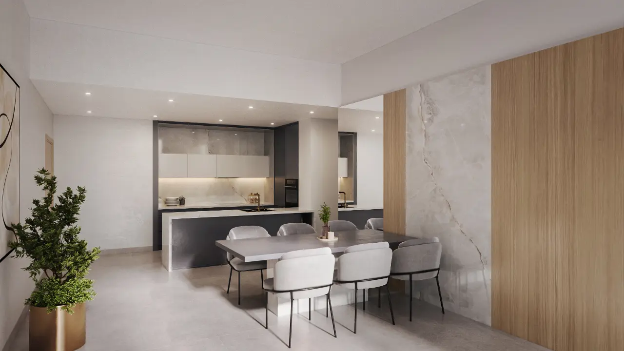 Роскошные просторные апартаменты с 2 спальнями на продажу в жилом комплексе Fairway Residences, Dubai Sports City галерея 6