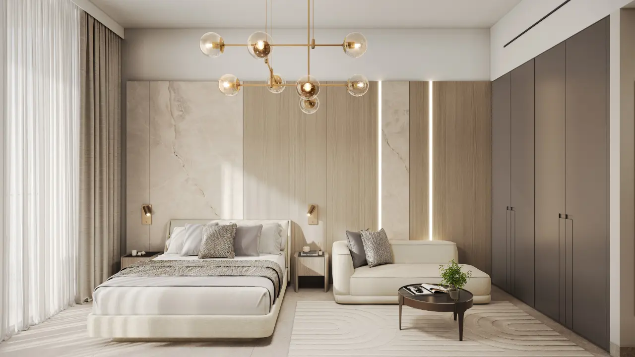 Роскошные просторные апартаменты с 2 спальнями на продажу в жилом комплексе Fairway Residences, Dubai Sports City галерея 2