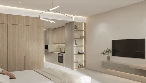 High ROI 1-Bedroom Apartment for Sale in Gharbi I Residences, Arjan, Dubai gallery 7