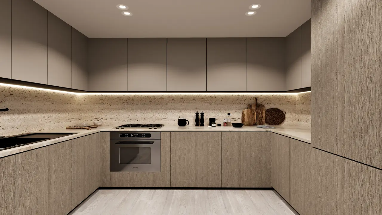 Роскошные апартаменты с 2 спальнями на продажу в жилом комплексе Gharbi 2, район JVC 11 галерея 6