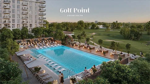 Golf Views 2-Bedroom Apartment for Sale in Golf Point Tower 2, Emaar South gallery 2