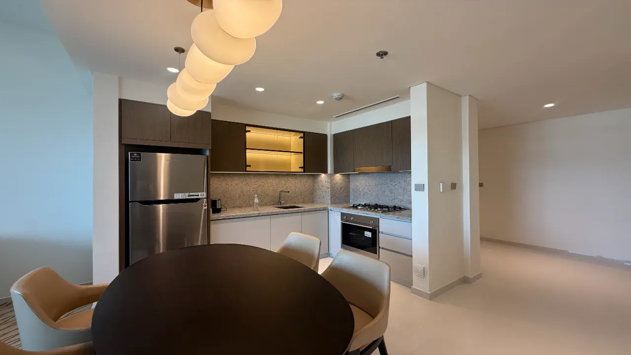 شقة مفروشة بالكامل بغرفة نوم واحدة للبيع في برج جراند بلو 1، إعمار بيتشفرونت معرض 11