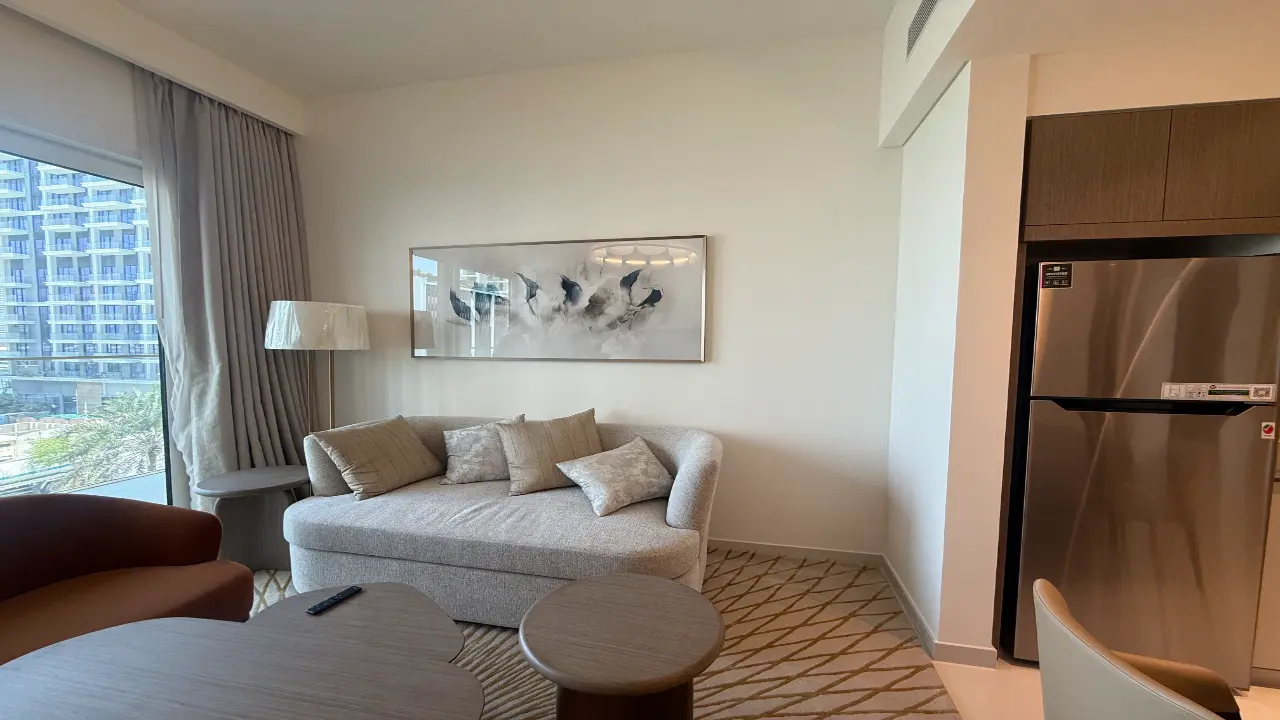 شقة مفروشة بالكامل بغرفة نوم واحدة للبيع في برج جراند بلو 1، إعمار بيتشفرونت معرض 10