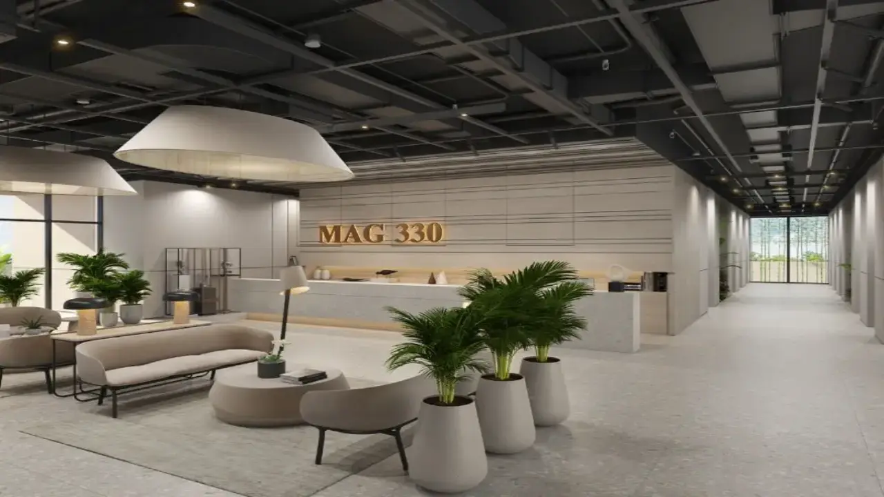 شقة مفروشة بالكامل مكونة من غرفتي نوم للبيع في ماج 330، مدينة العرب معرض 3