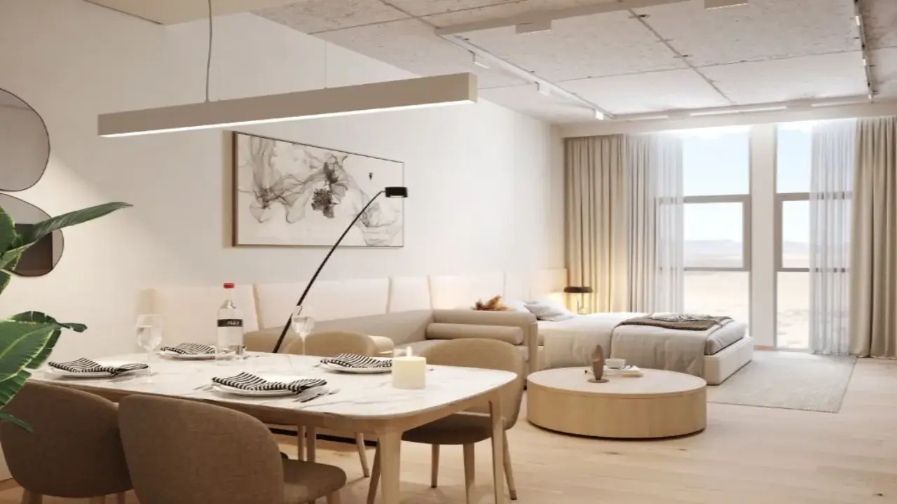 شقة مفروشة بالكامل مكونة من غرفتي نوم للبيع في ماج 330، مدينة العرب معرض 10