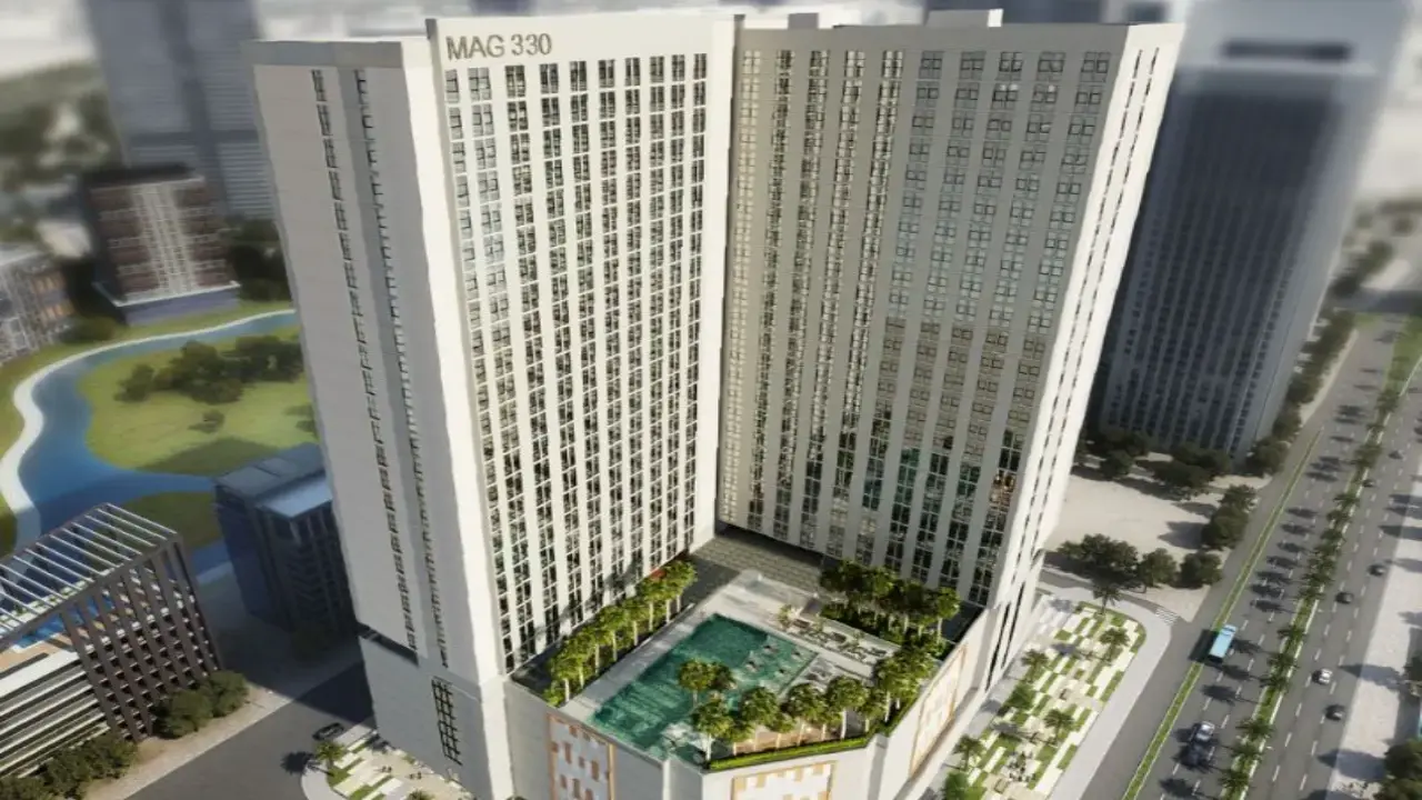 شقة مفروشة بالكامل مكونة من غرفتي نوم للبيع في ماج 330، مدينة العرب معرض 4