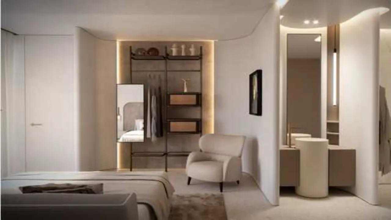 Современные меблированные апартаменты с 3 спальнями на продажу в Natuzzi Harmony Residences, острова Дубай галерея 11