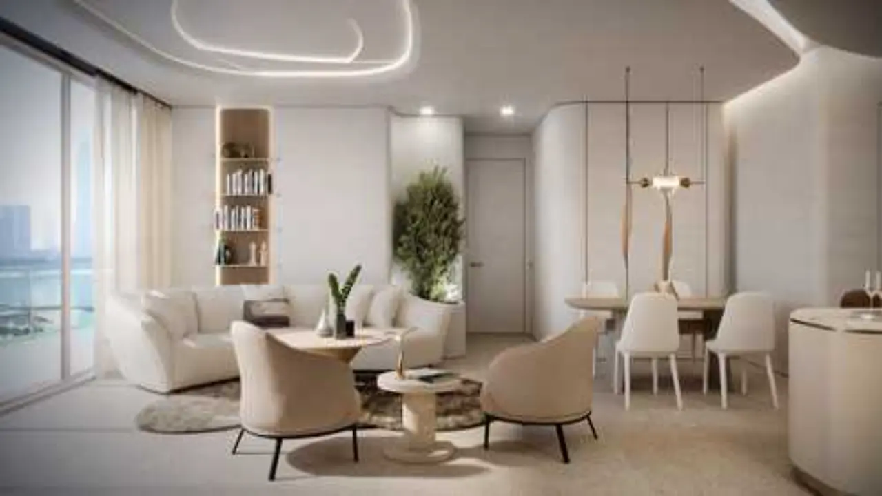 Современные меблированные апартаменты с 3 спальнями на продажу в Natuzzi Harmony Residences, острова Дубай галерея 8