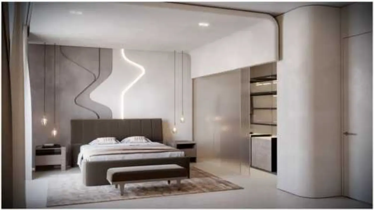 Современные меблированные апартаменты с 3 спальнями на продажу в Natuzzi Harmony Residences, острова Дубай галерея 5