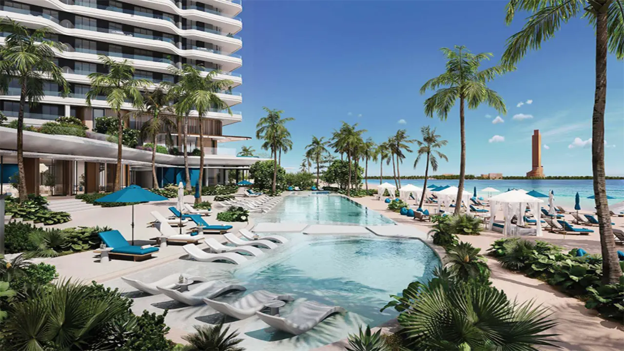 شقة حصرية مكونة من 3 غرف نوم مطلة على الشاطئ للبيع في نيكي بيتش ريزيدنسز، جزيرة المرجان معرض 1